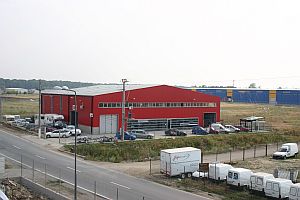 Vedere aeriana hala Otopeni