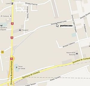 Harta zonei otopeni-centura